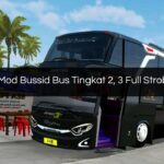 Download Mod Bussid Bus Tingkat 2 3 Full Strobo dan LED