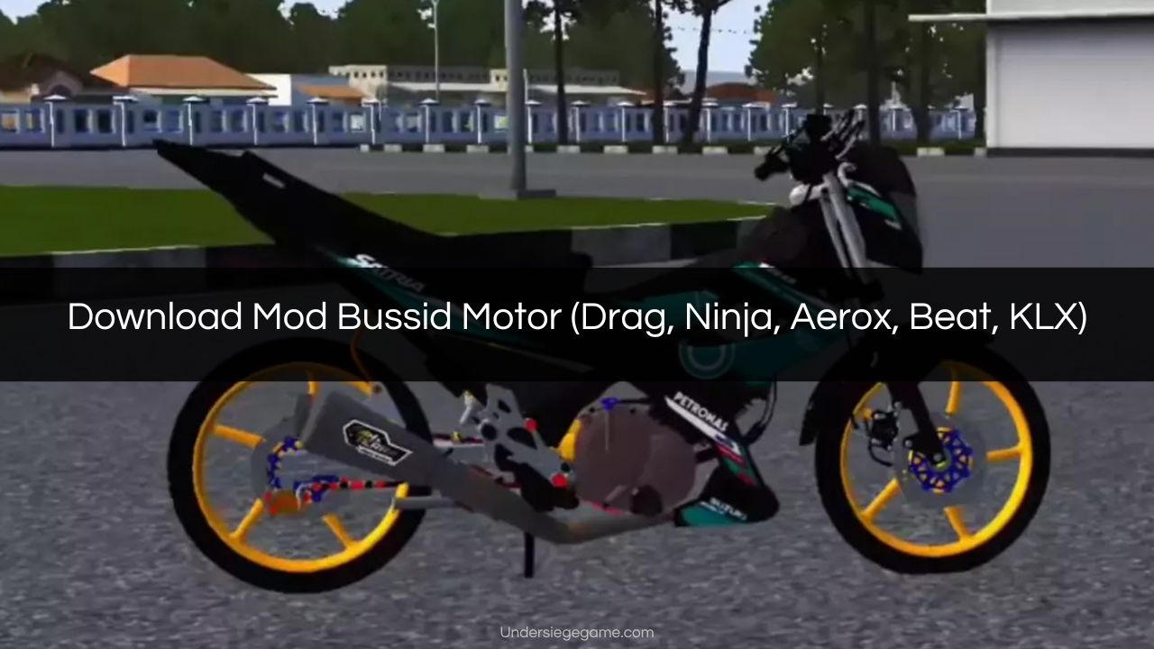 Download Mod Bussid Motor Drag Ninja Aerox Beat KLX