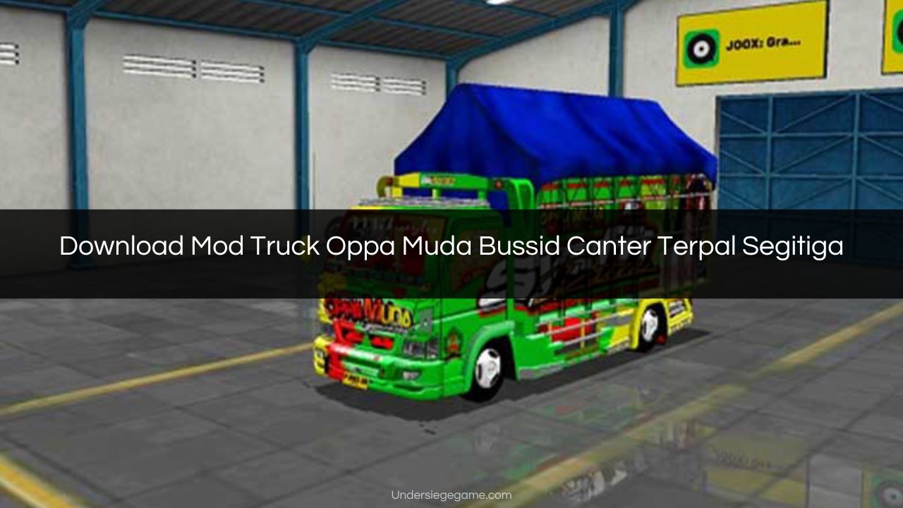 Download Mod Truck Oppa Muda Bussid Canter Terpal Segitiga