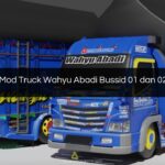 Download Mod Truck Wahyu Abadi Bussid 01 dan 02 Full Livery