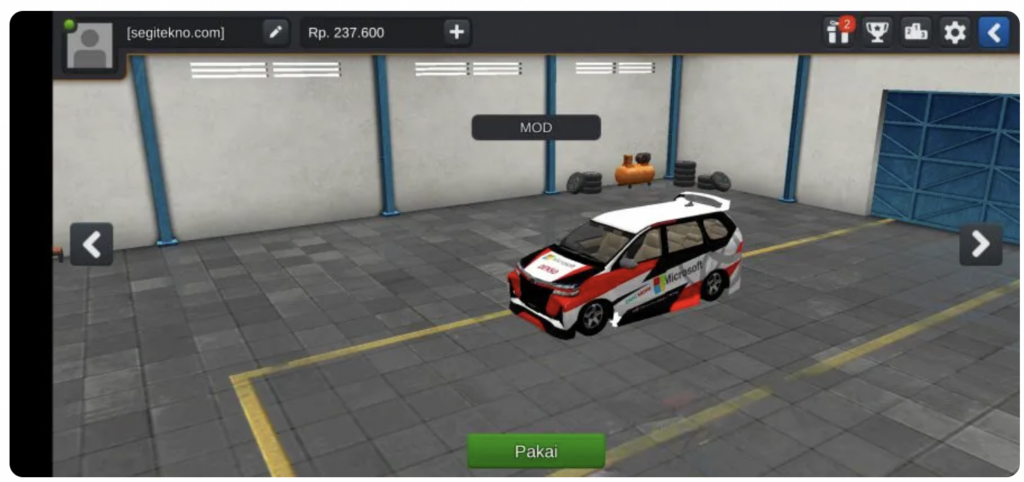 Mod Avanza Racing G Series Microsoft