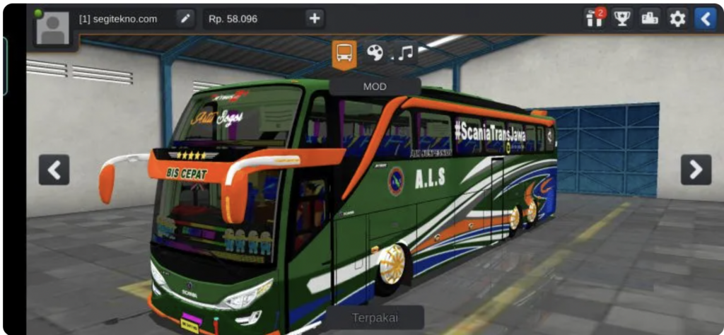Mod Bus ALS Scania Ceper Full anim