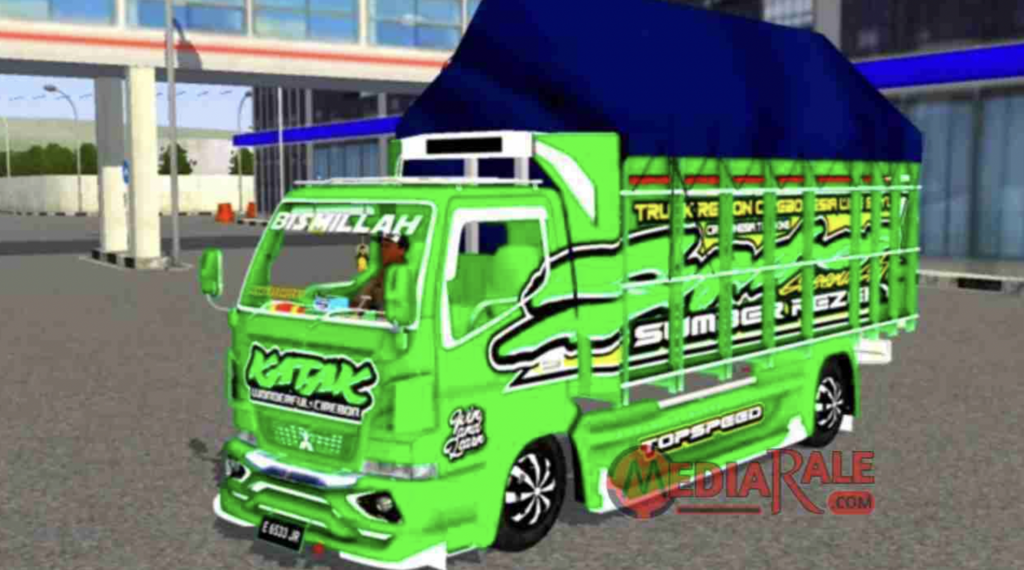 download mod bussid truck canter sulawesi 1