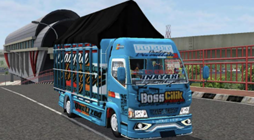 download mod bussid truck hino 500 muatan berat terbaru 3